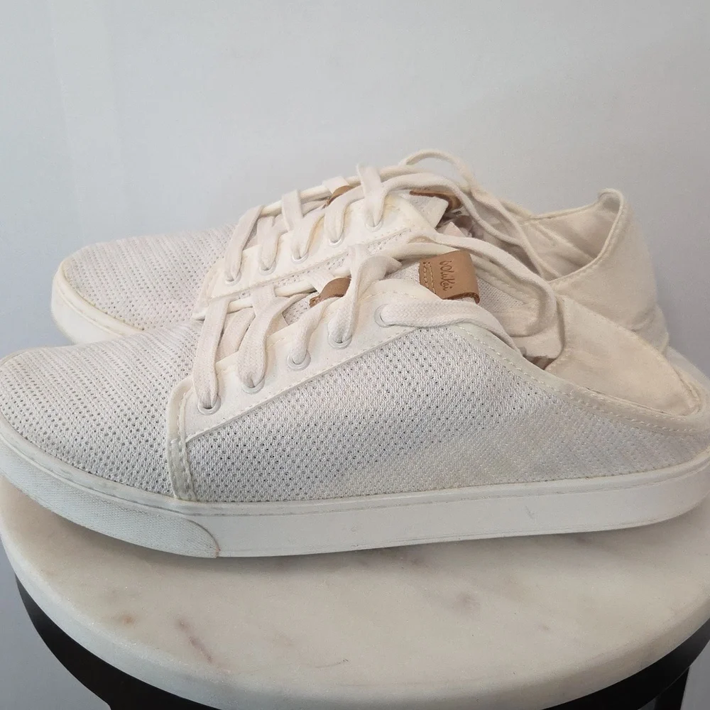 OluKai White Mesh Shoes Size 9.5 - Picture 5 of 7